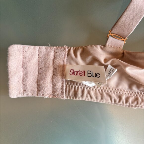 Beautiful lace Skarlett Blue bra - Size 34DDD - Minx Lace Balconette - Picture 8 of 10